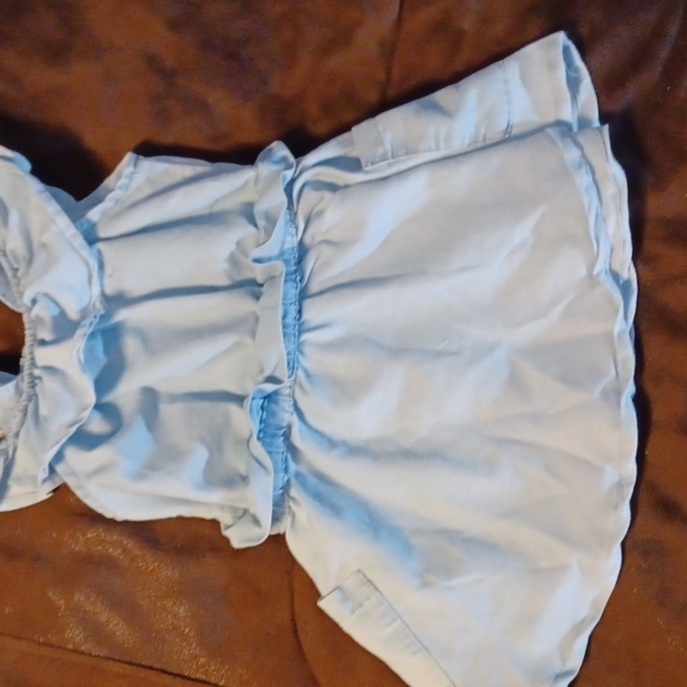 CHILLIPOP, 24 MONTH, BABY BLUE DRESS, WITH DIAPER COVER. - Picture 4 of 6